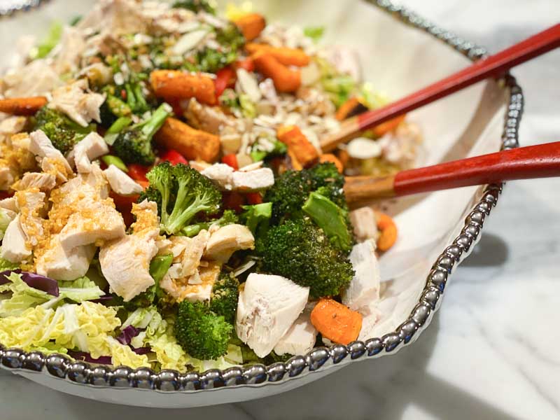 Healthy Chinese Chicken Salad | Something New For Dinner