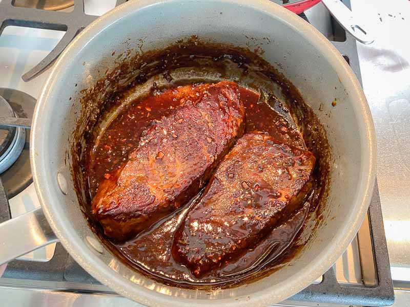 60 hour sous vide short ribs with red wine glaze | Something New For Dinner