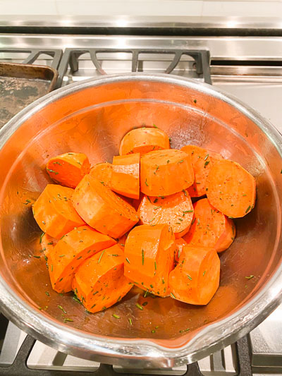 Melted sweet potatoes with cinnamon | Something New for Dinner