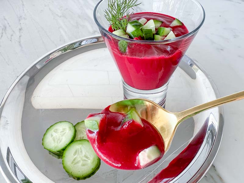 Chilled beet and buttermilk soup | Something New For Dinner