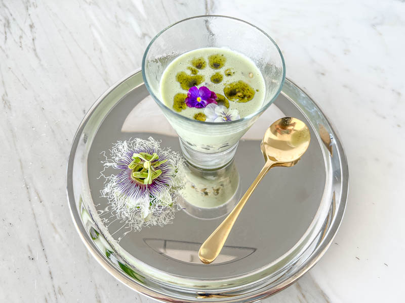 Chilled corn buttermilk soup | Something New For Dinner