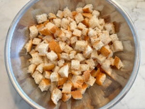 Smooth gazpacho with homemade croutons | Something New For Dinner