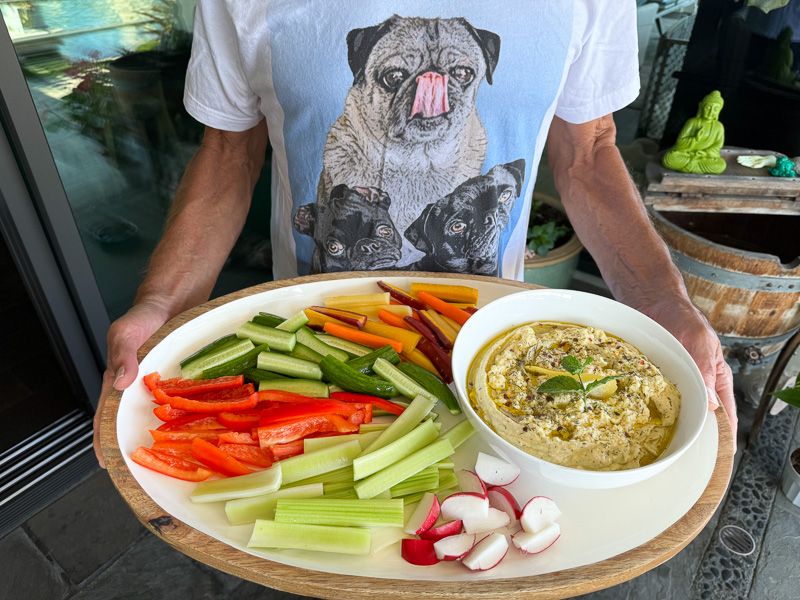 Layered Artichoke and Lemon Hummus | Something New For Dinner