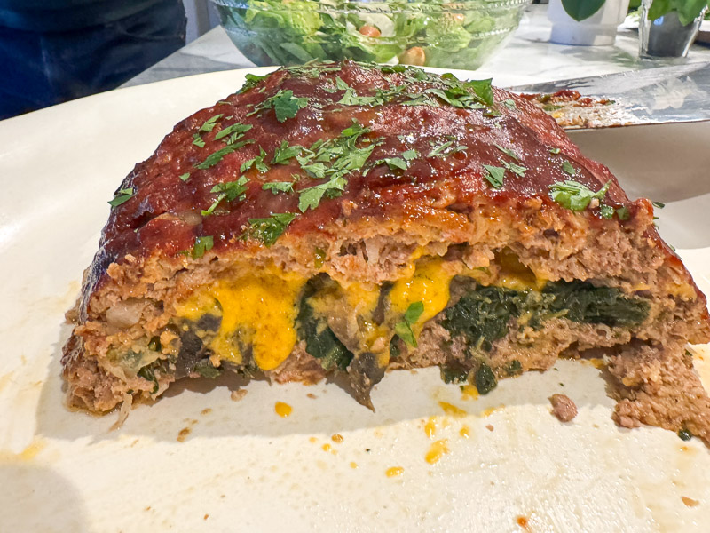 Veggie stuffed meatloaf | Something New For Dinner