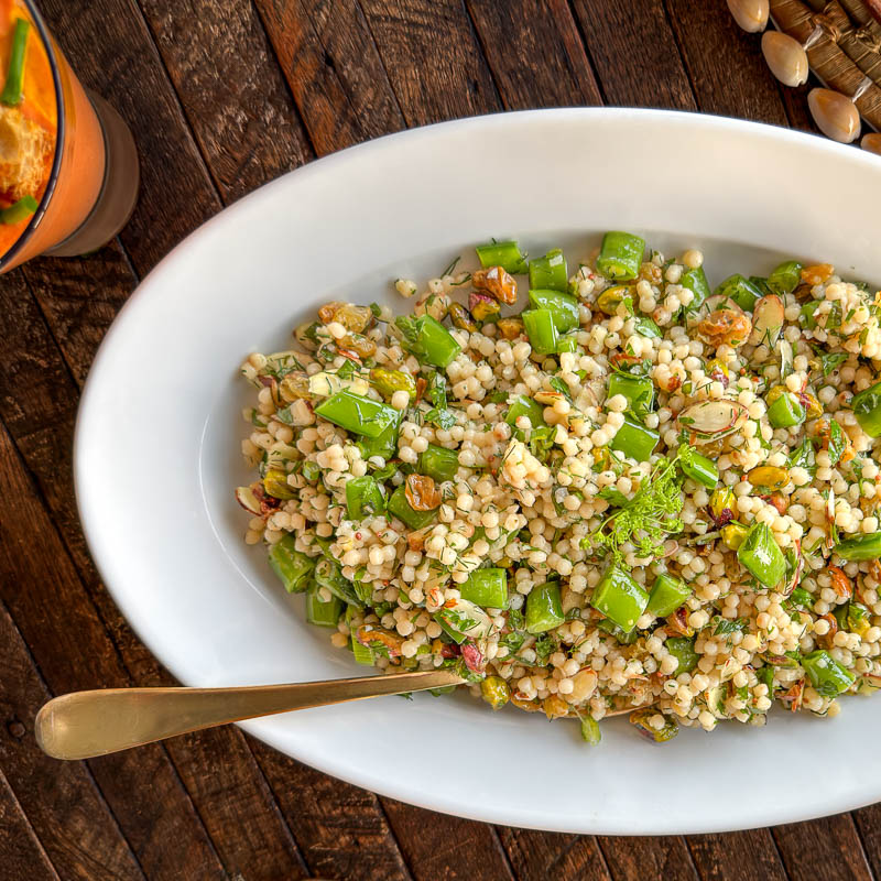 Spring Israeli Couscous Salad | Something New For Dinner